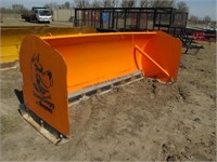 Scoop Dogg by Buyers snow pusher for skid steer 8'