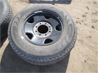 8 hole steel Ford wheel w/ LT265/70R17 tire
