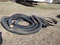 1 lot f 6" drain hose, 3" & 2" rubber hose