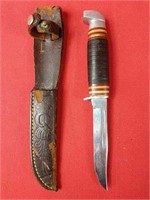 Vintage Q Steel Hunting Knife