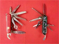 Two Swiss Army Knives