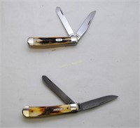 Case & Case XX stag handled trapper knives