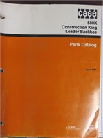Case 580K Backhoe Parts Catalog