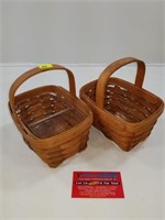 Pair Longaberger Basket