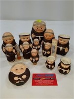 Vintage Hummel Goebel Friar Tuck Monk Set