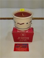 Longaberger Crock Candle