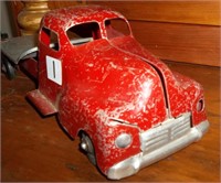 Vintage Tin Truck - 10" Long, Tow Truck?