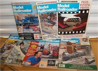 8 Model Railroader Magazines