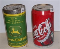 John Deere & Coca Cola Banks