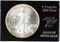 Three American Silver Eagle Coins (CHOICE)