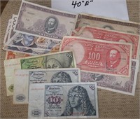 Foreign Paper Money, Chile, Ecuador, Peru, etc