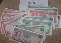 Foreign Paper Money, Bahamas, East Caribbean