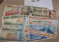 Foreign Paper Money, Mexico, Barbados