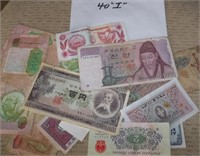 Foreign Paper Money Hong Kong, Yinhang, Angola etc