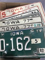 1970's license plates