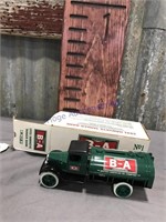 B-A American Oil Company truck bank