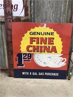 Genuine Fine China tin sign