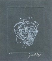 JEAN-MICHEL BASQUIAT US 1960-1988 Linocut Print