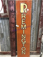 Remington tin sign