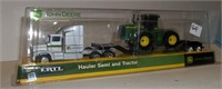 New Ertl John Deere Hauler Semi & Tractor 12" L