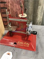 Little Betty toy sewing machine in box
