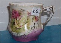 Antique Mustache Cup (Roses) Germany
