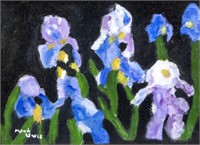 Canadian Oil on Board Still Life Painting Flowers