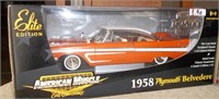 Ertl American Muscle 1:18 1958 Plymouth Belvedere