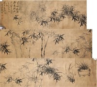 ZHENG BANQIAO Chinese 1693-1765 Ink Paper Roll