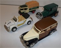 4 Toy Cars - longest is 5"