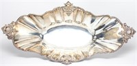.900 SILVER OVAL FOOTED DISH