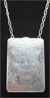 ELGIN STERLING SILVER COMPACT PURSE