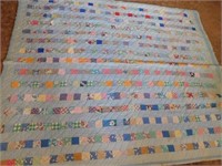 Vintage quilt, 68 x 82, 6 spi