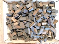 Box of antigue printer's blocks, 1 5/8"