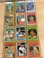 Lot of 12 Collectible Baseball Cards