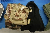 Military Clothes Incl Black Military Coat