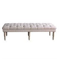 LAYLA TUFTED BENCH (NOT ASSEMBLED/IN BOX)