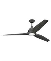 CRAFTMADE 3 BLADE CEILING FAN W/LIGHT