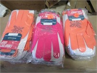 18pr Ladies Comfort Grip Garden Gloves