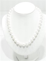 Sterling Silver Freshwater Pearl Necklace,
