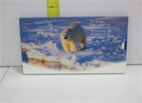 1996 Polar Bear $2 Note & Coin Set