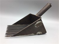 Tin soldered cranberry scoop by A.L. Stewart