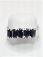 Sterling Silver Sapphire (2.50ct) Ring, Appraised