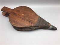 Wood and leather bellows