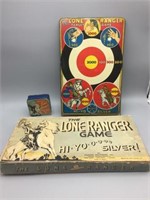 Moon Ranger game lot with Target and first aid kit