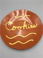 Lester Breininger red ware cookie plate