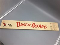 Buster Brown double-sided wooden store display