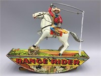 Marx boxed tin wind up Range Rider