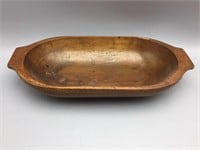 Large oblong Treen ware bowl