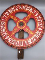 Wooden Carnival gaming wheel